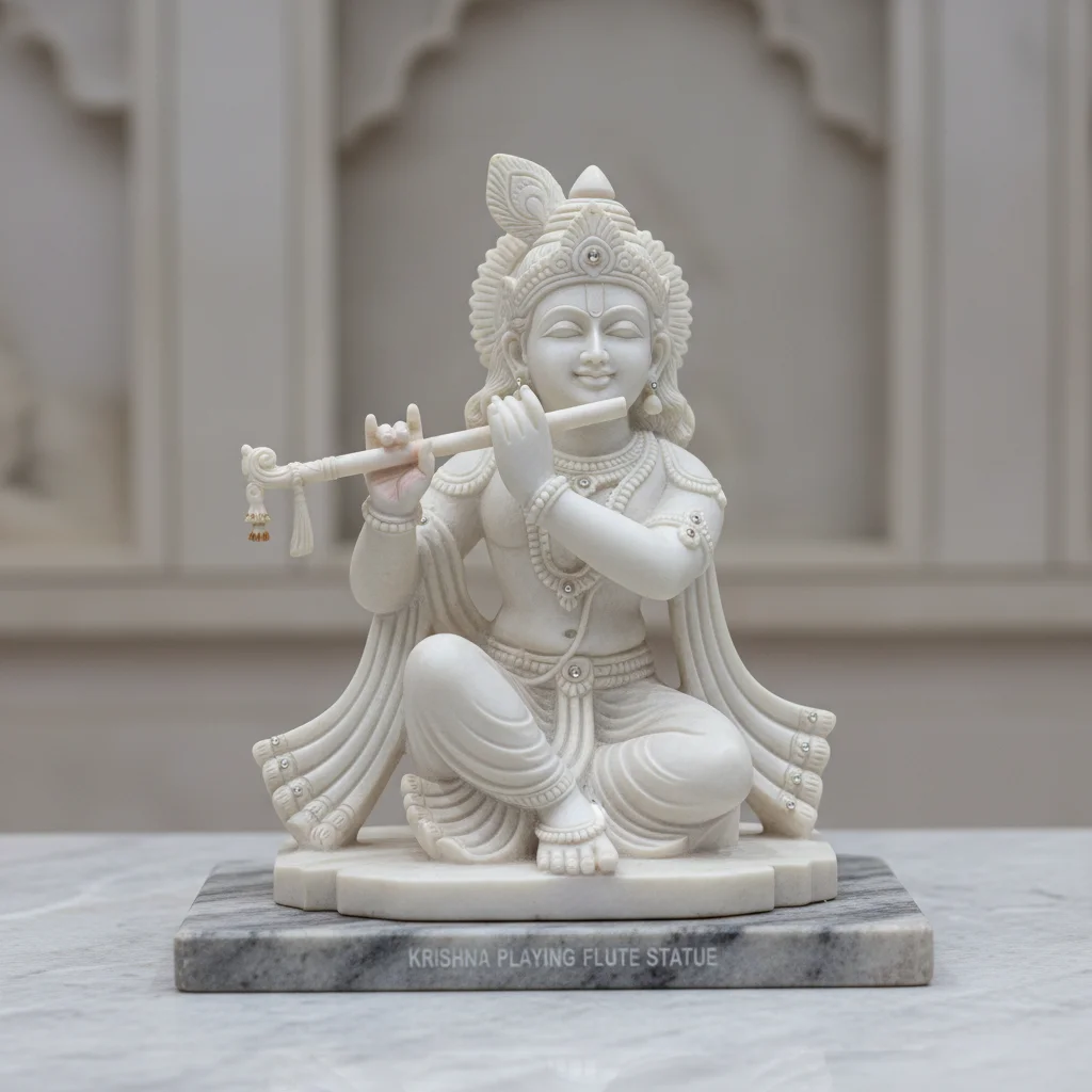 Krishna Playing Flute Statue