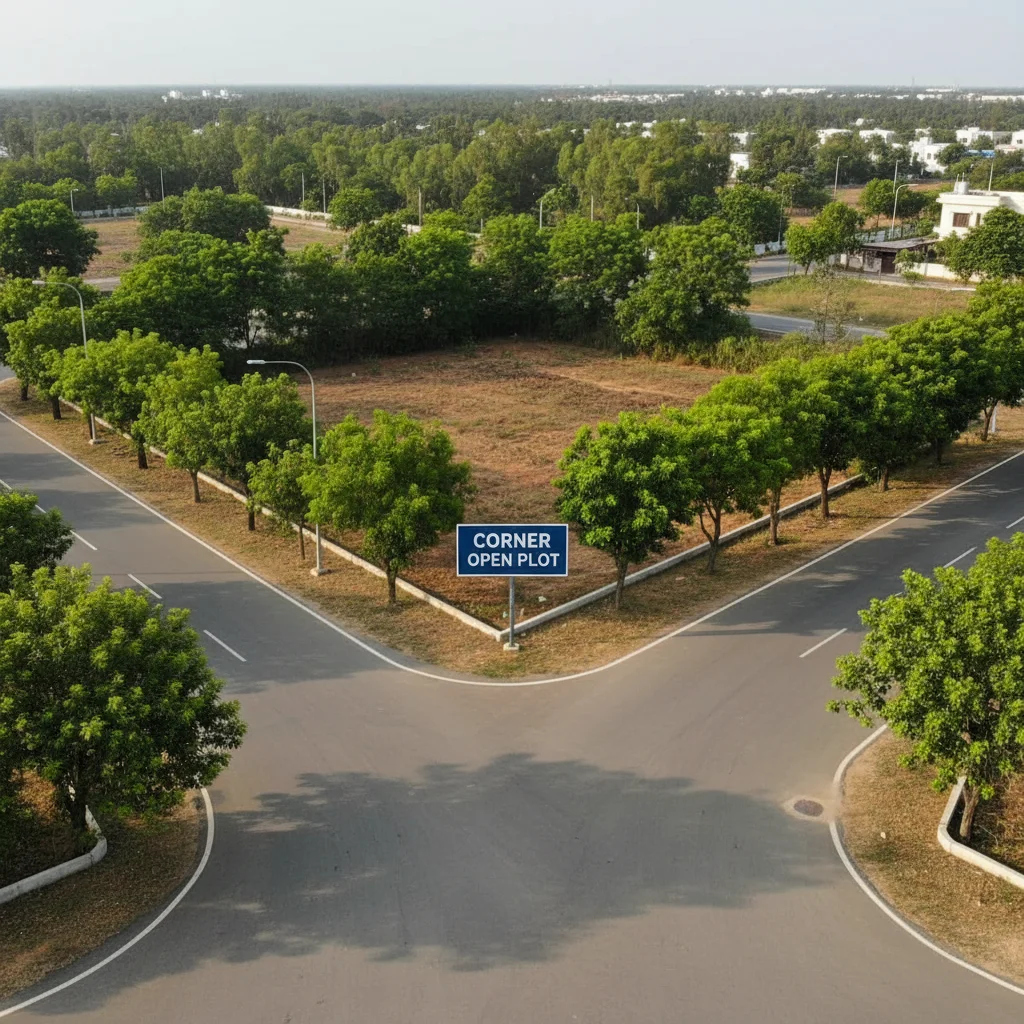 Corner Open Plot