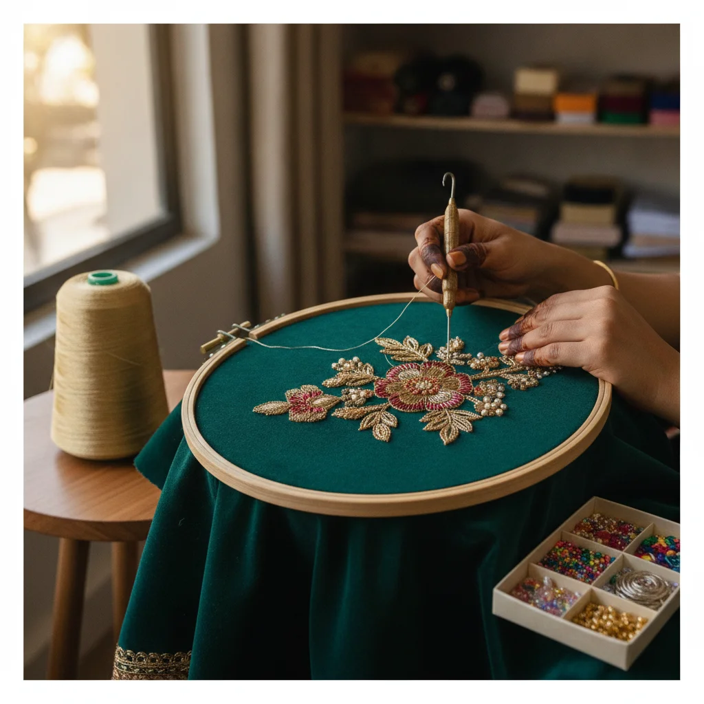Custom Aari Work Embroidery