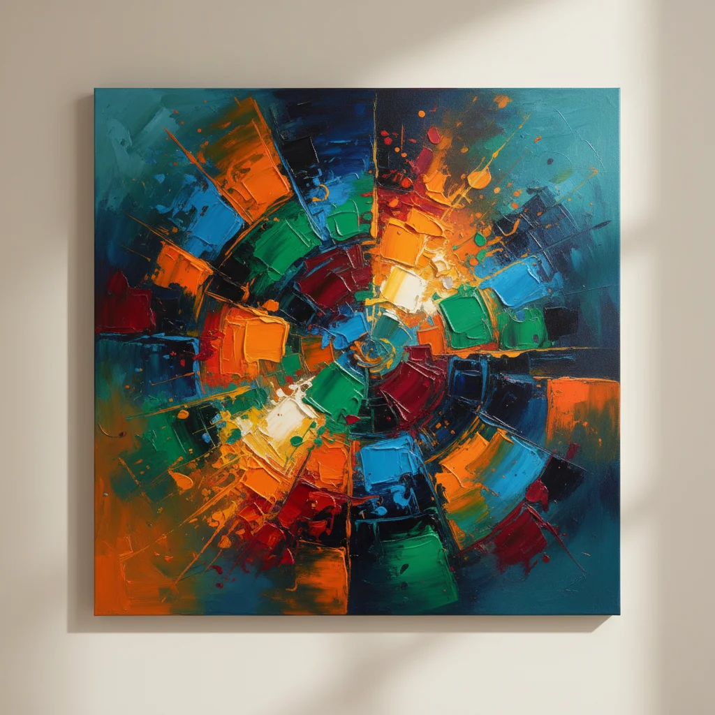 Abstract Oil Painting