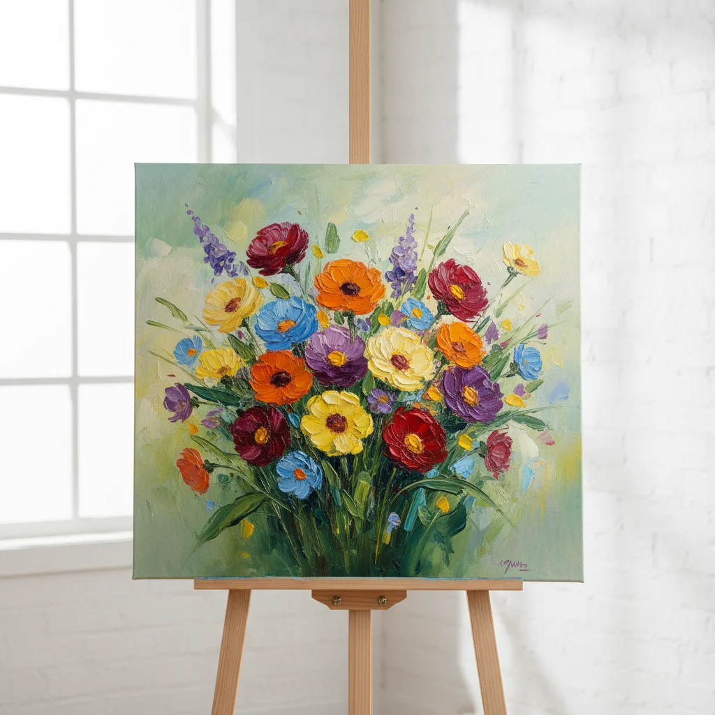 Floral Oil Painting