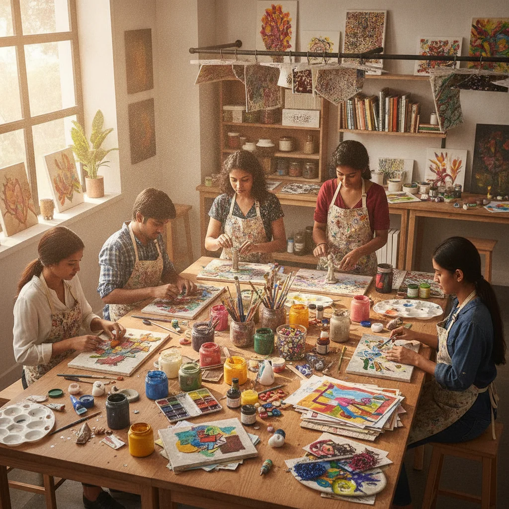 Mixed Media Art Class