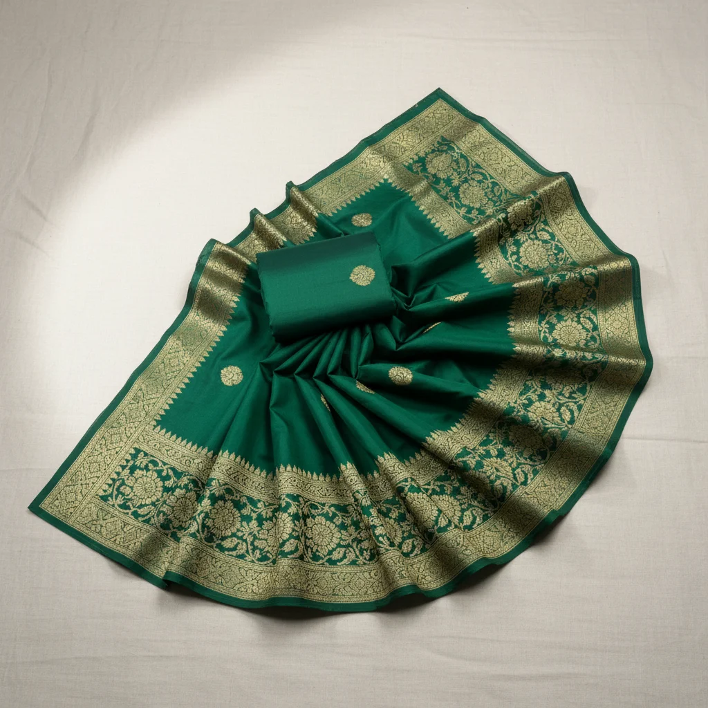 Silk Saree with Zari Work
