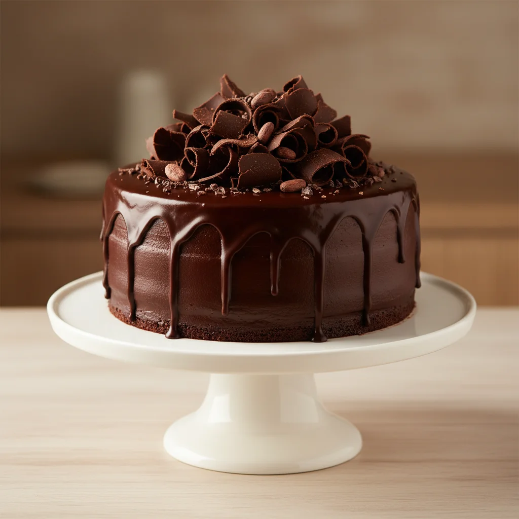 Eggless Chocolate Cake