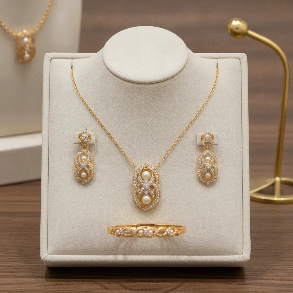 Gold Plated Jewelry Set