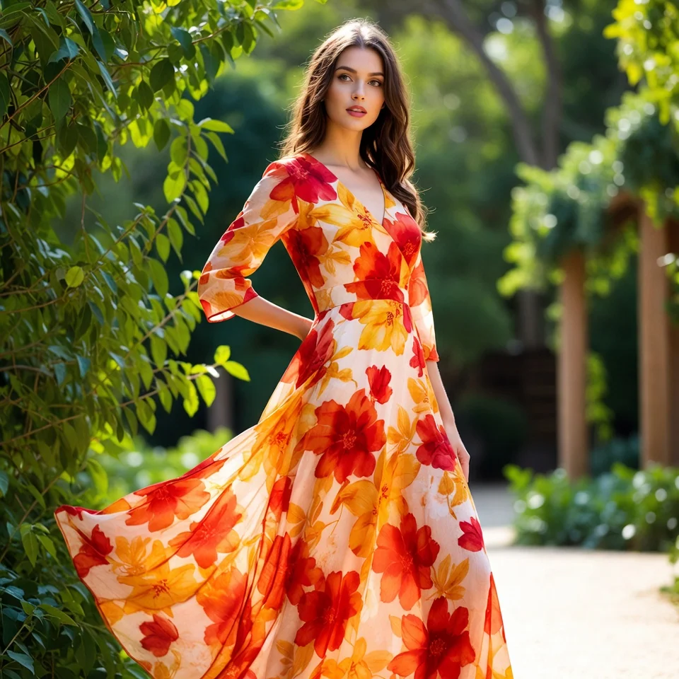 Designer Maxi Dress