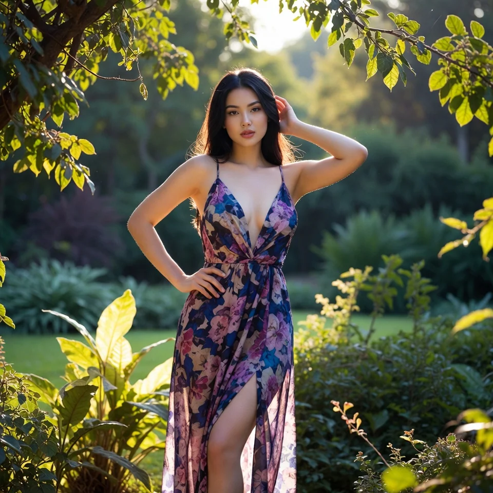 Floral Printed Maxi Dress