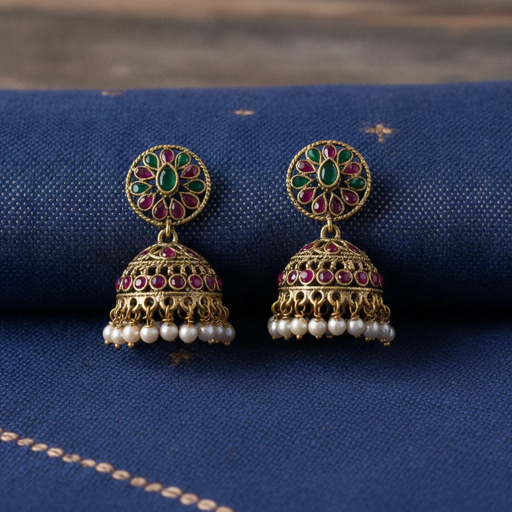 Traditional Jhumka Earrings