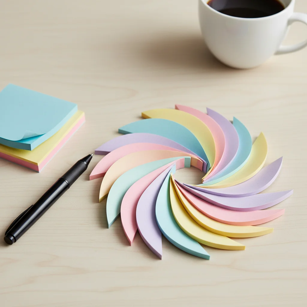 Colorful Sticky Notes (Pack of 100)