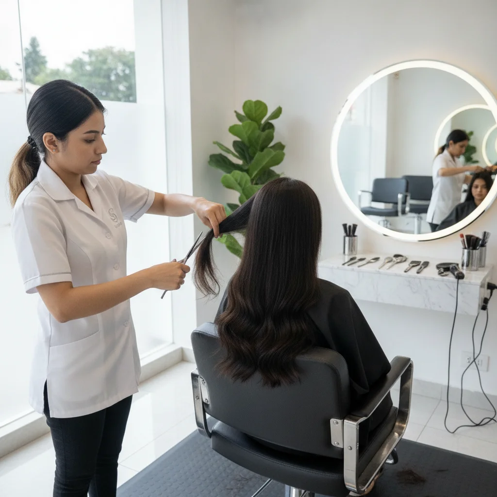 U Shape Hair Cut