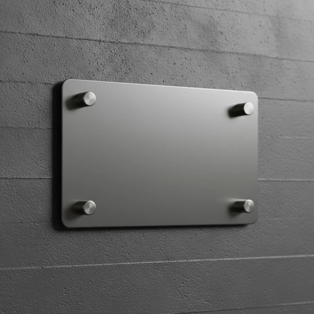 Metal Name Plate