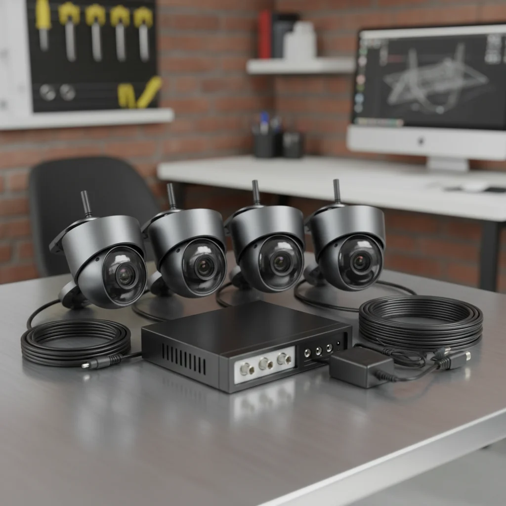 4 Channel CCTV Kit HD camera