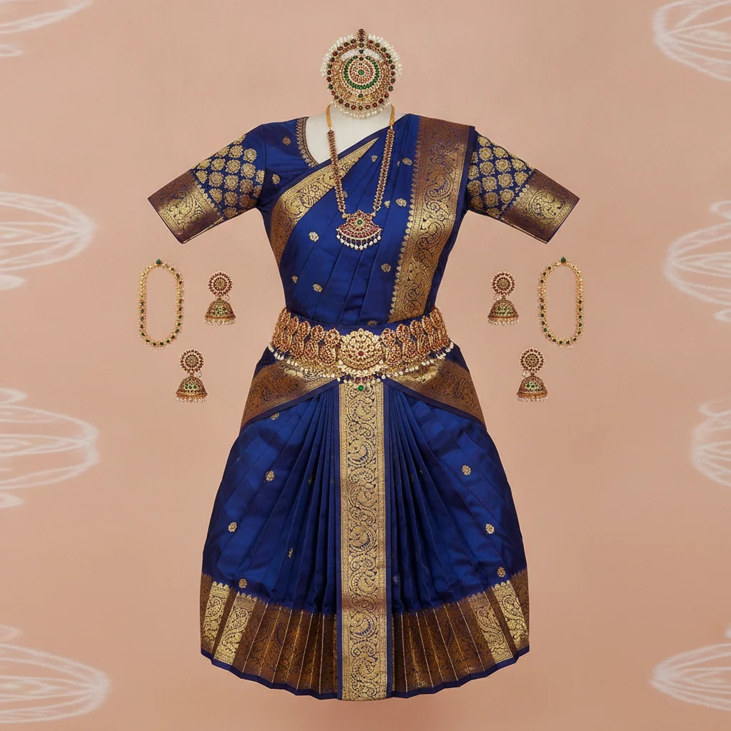 Bharatanatyam Dance Costume