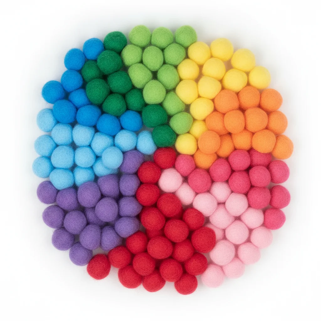 Colored Cotton Balls