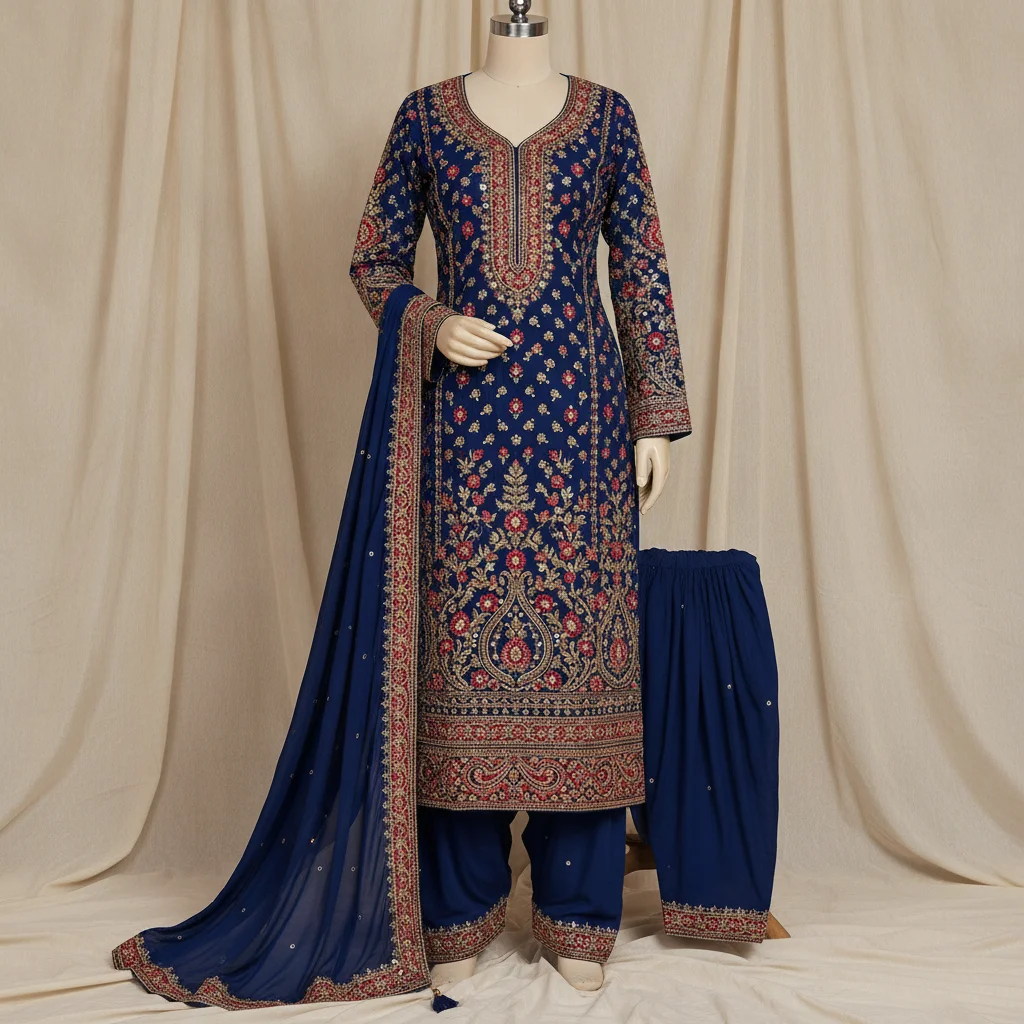 Embroidered Salwar Suit