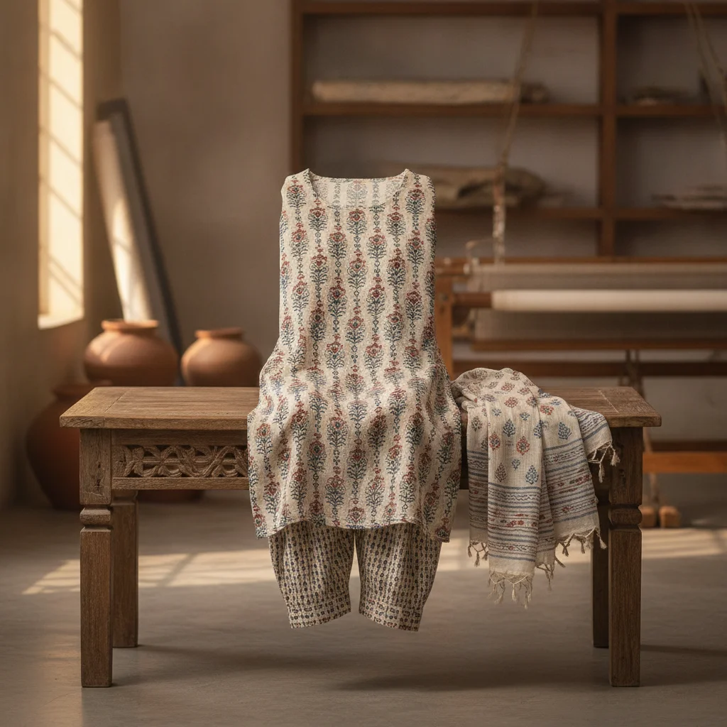 Cotton Kurta Set