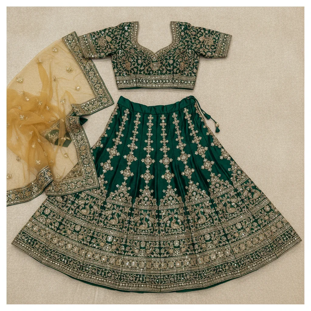 Embroidered Lehenga Choli