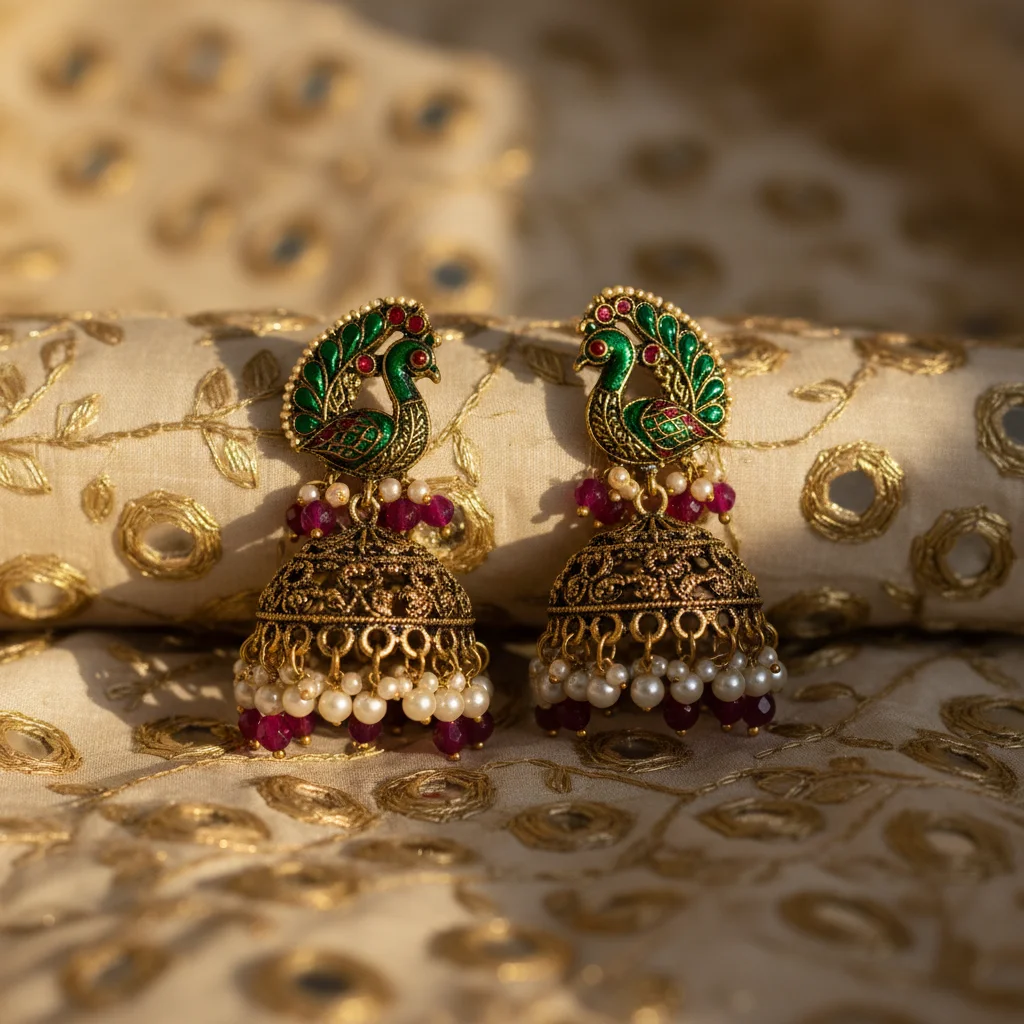 Ethnic Jhumka Earrings