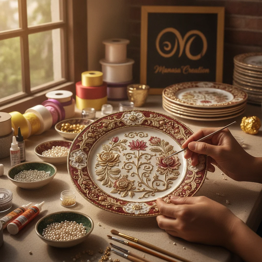 Wedding Plate Decoration