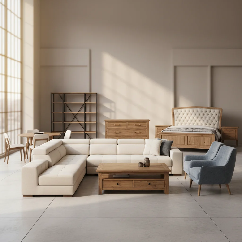 all types of household furniture