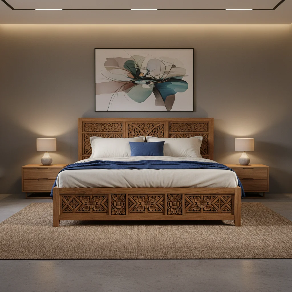 Teakwood Bed