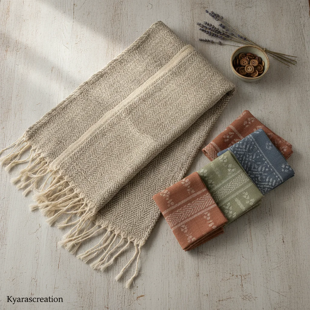 shawl and cloths