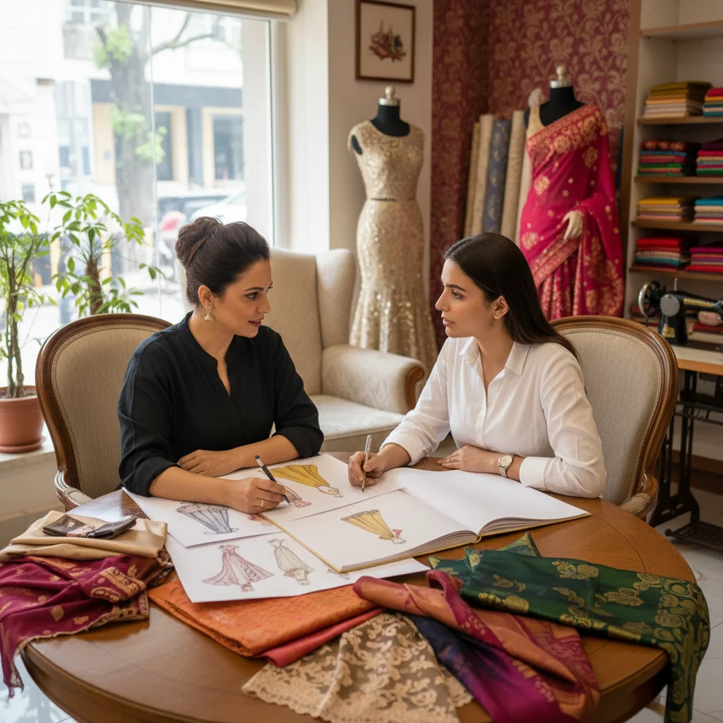 Custom Dress Design Consultation
