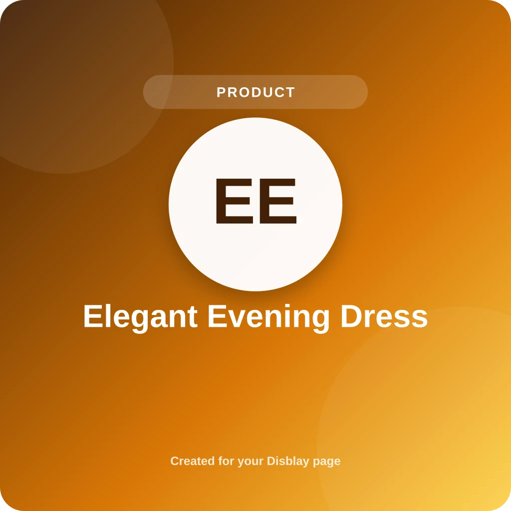 Elegant Evening Dress