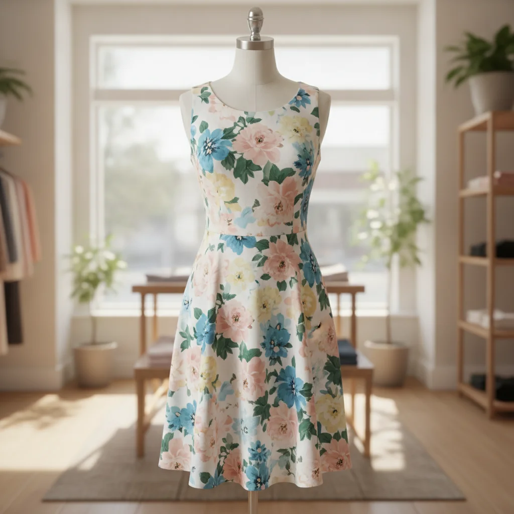 Floral A-Line Dress