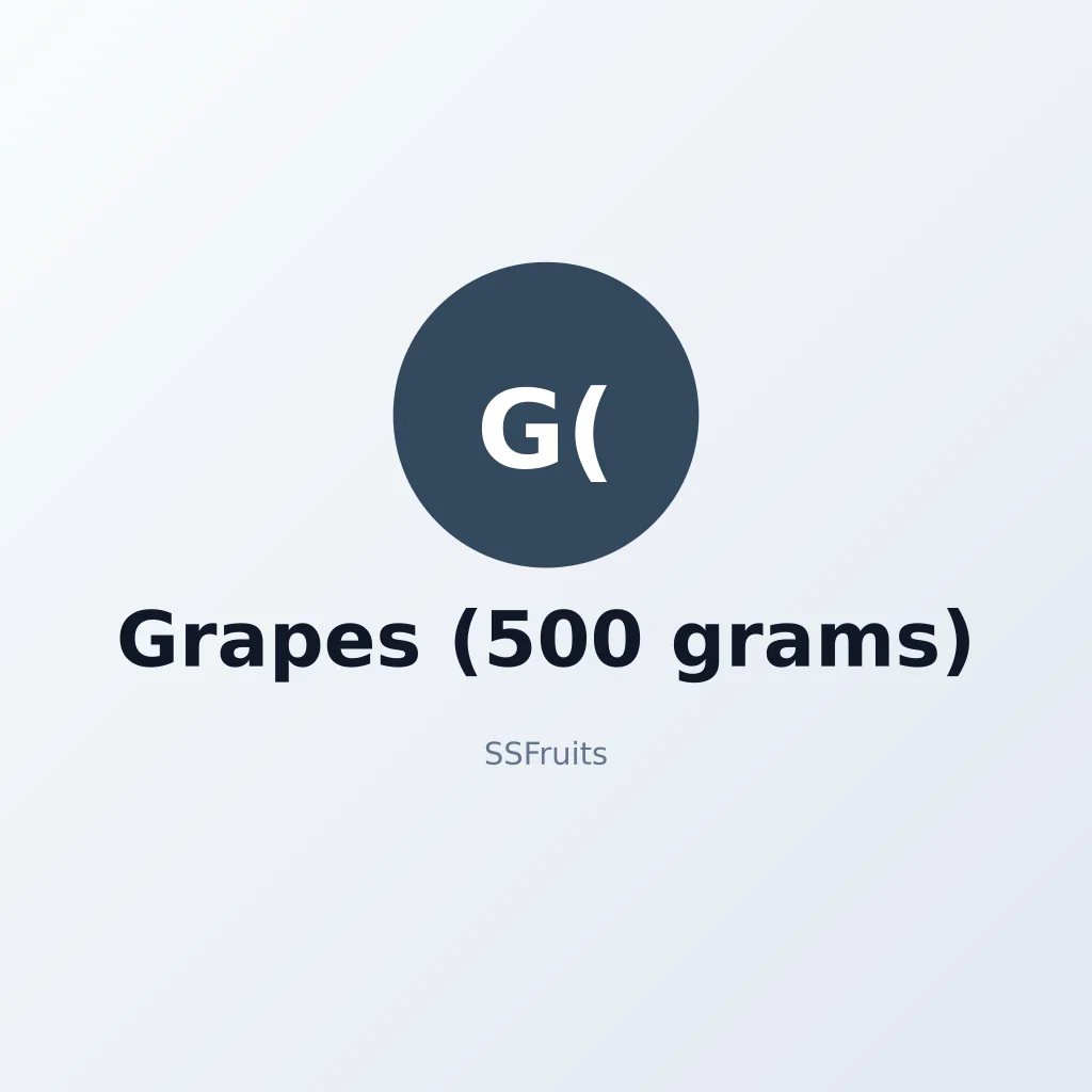 Grapes (500 grams)
