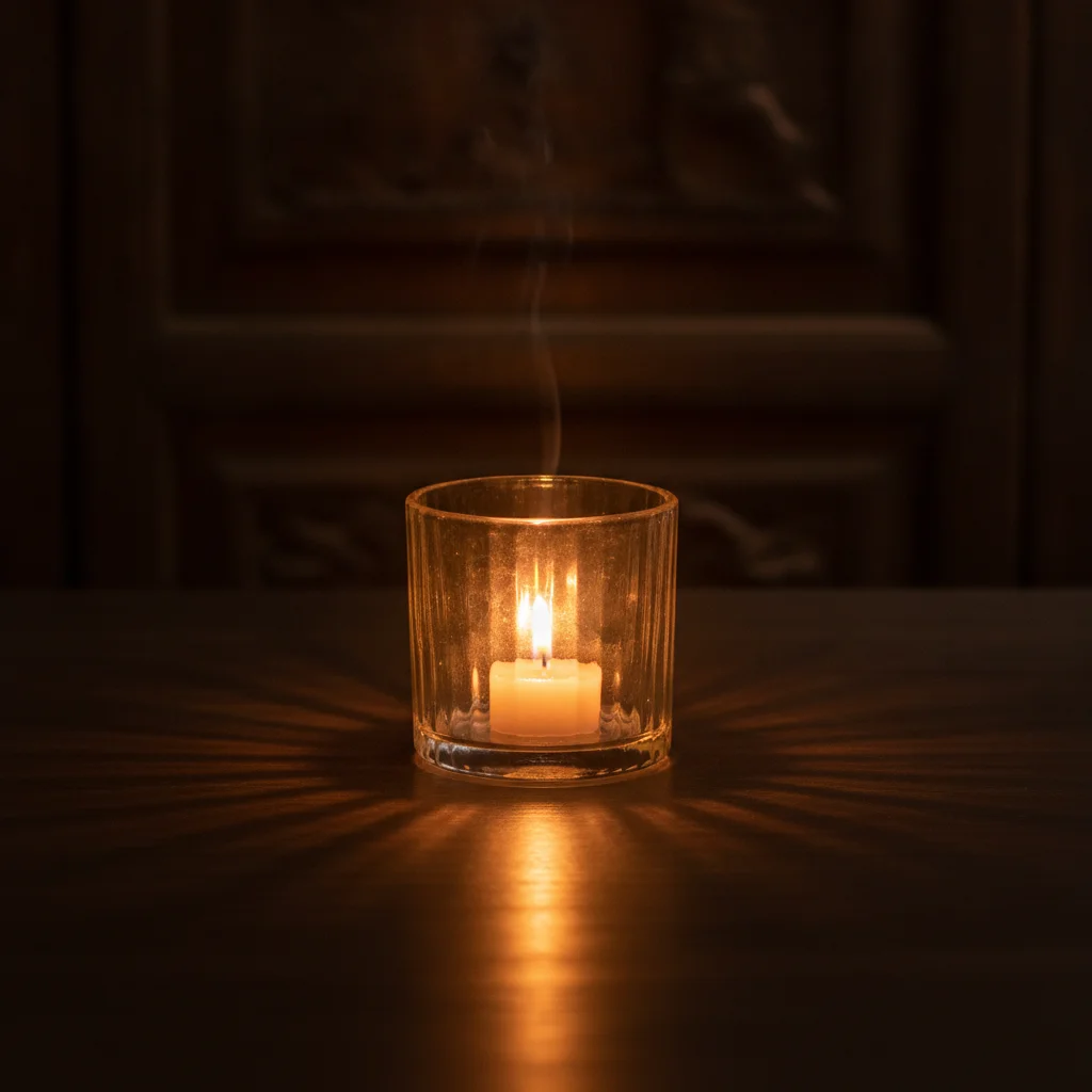 Glass Candle Holders