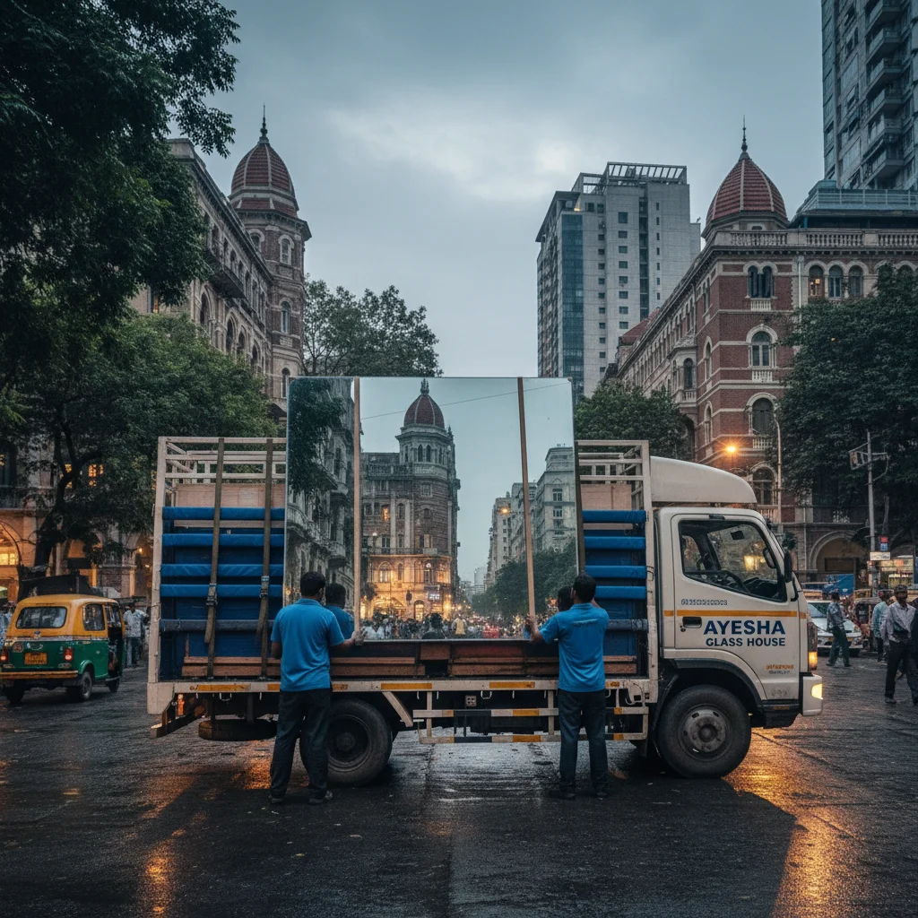 Glass delivery across Mumbai