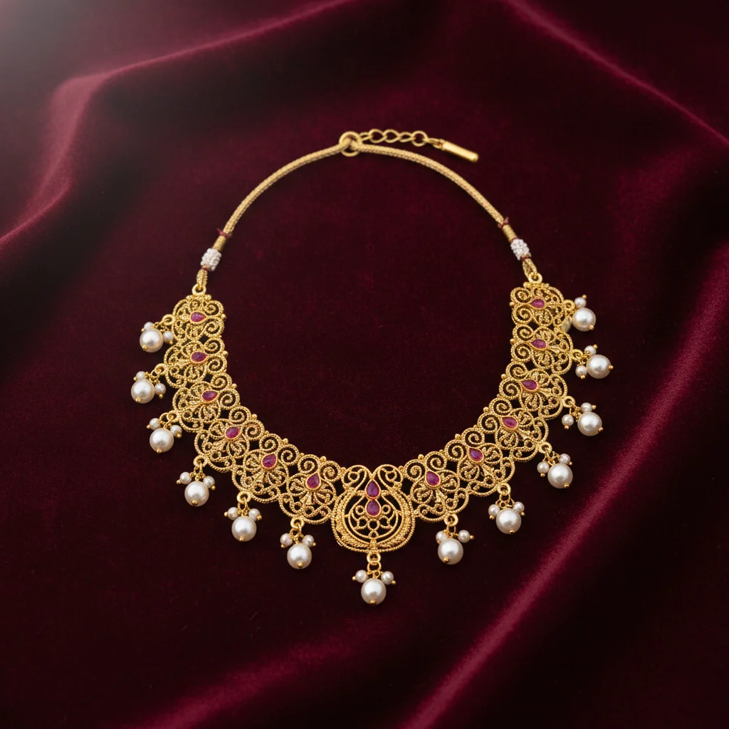 Gold Covering Necklace