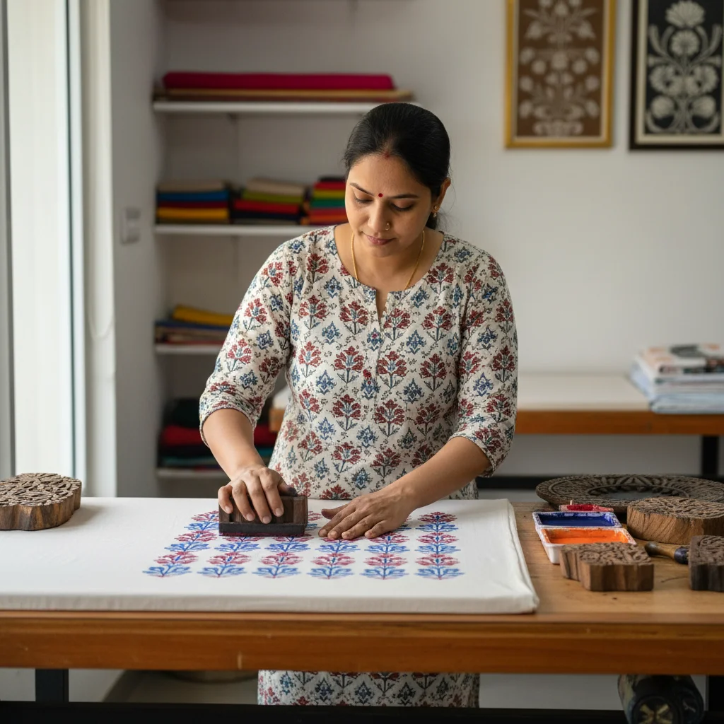 Custom Hand Block Printing Service