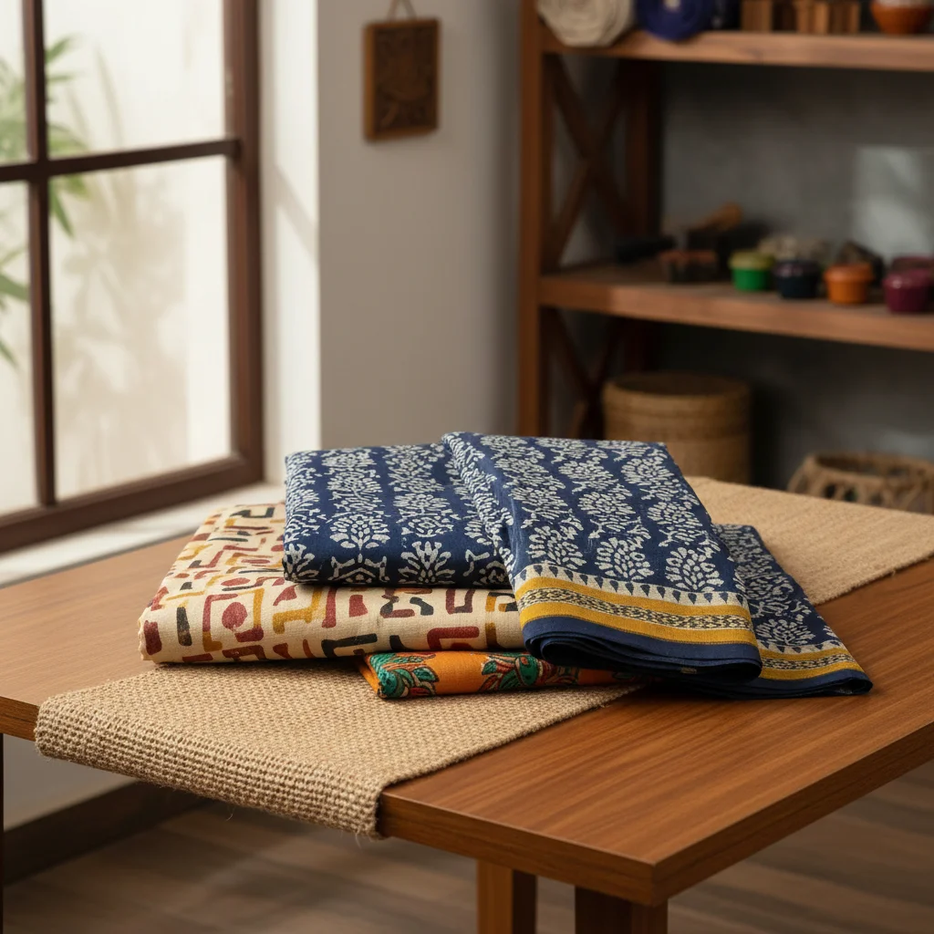 Hand Block Printed Sarees