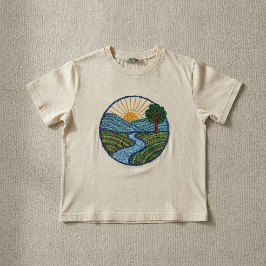 Embroidered Graphic T-Shirt
