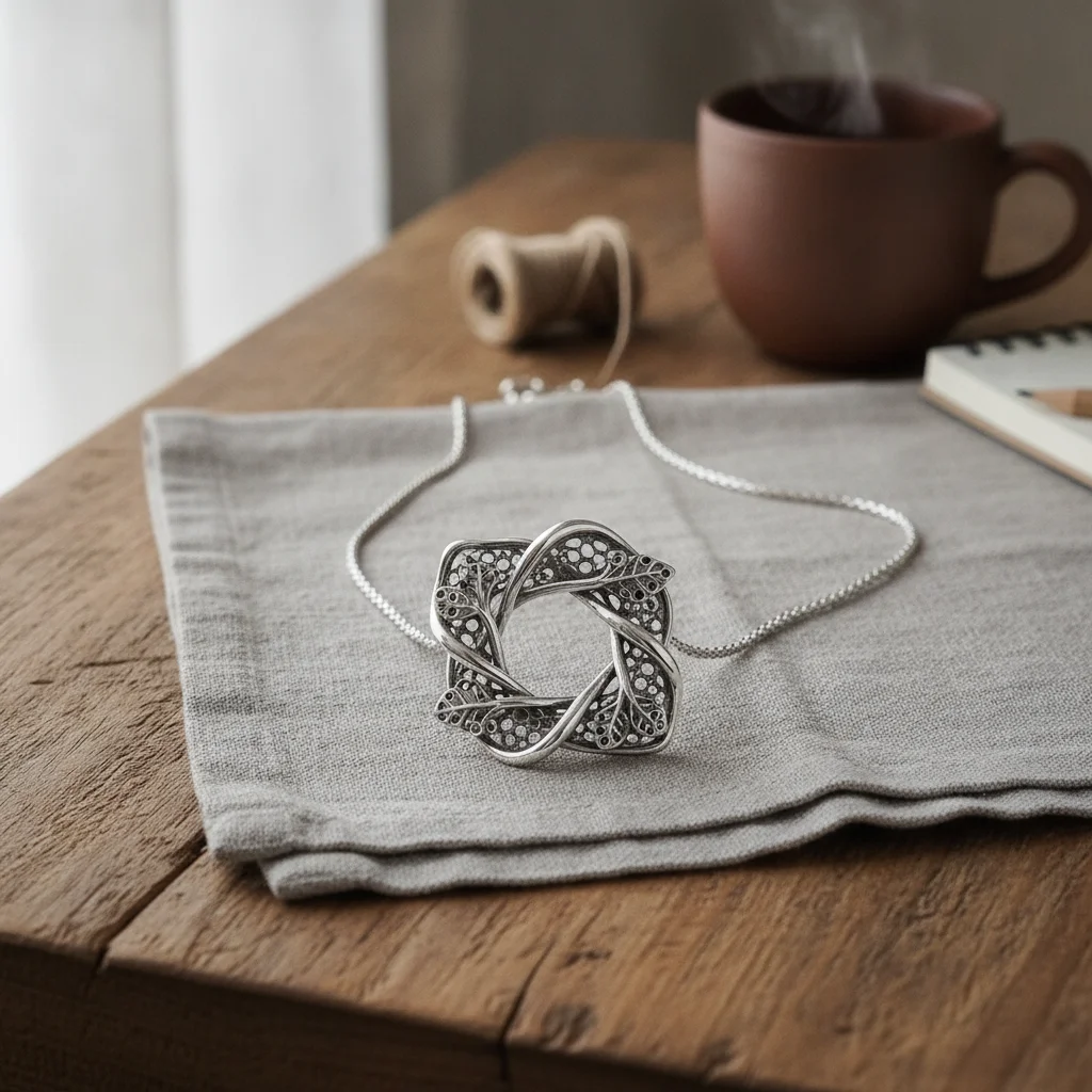 Handcrafted Silver Necklace
