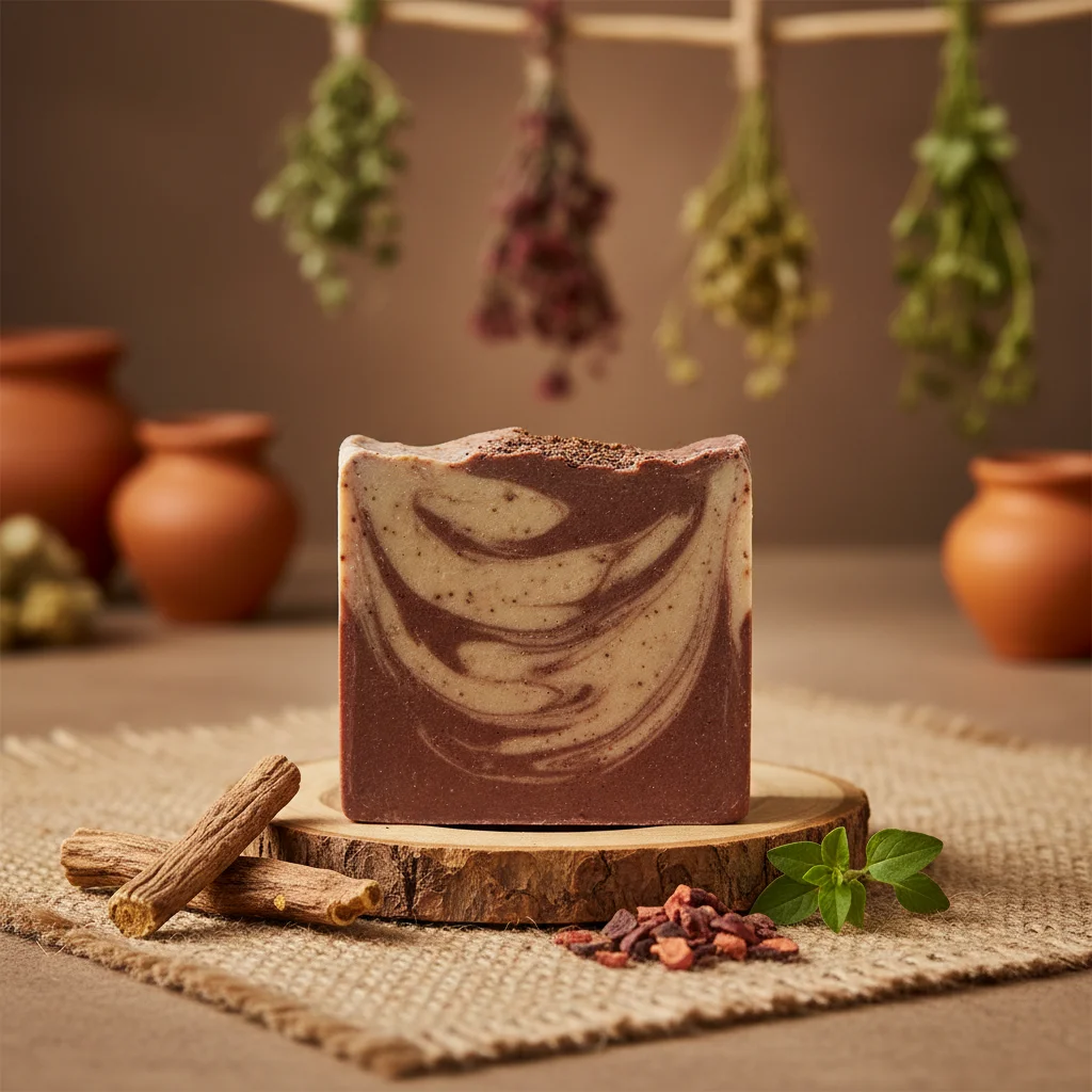 Licorice and manjistha soap