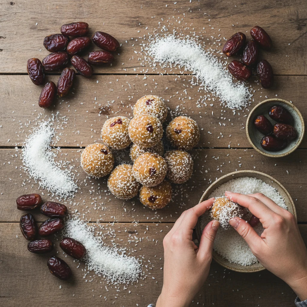 Coconut Date Laddus