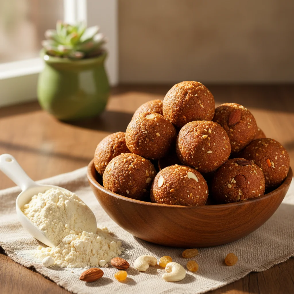Energy-Boosting Protein Laddus
