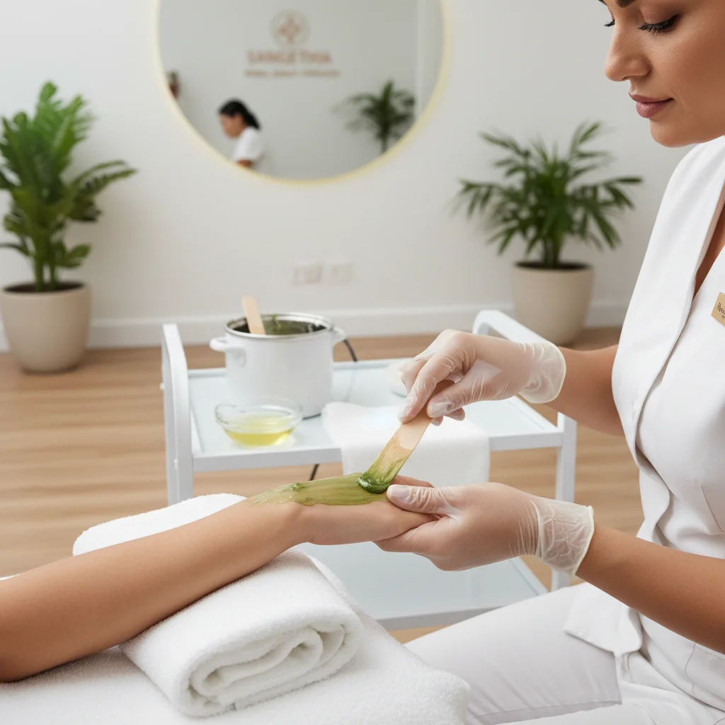 Waxing Hands