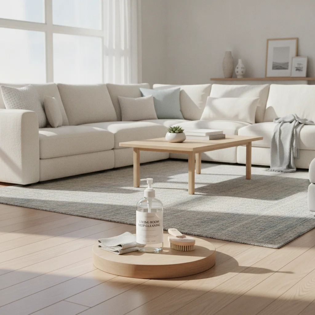 Living Room Deep Cleaning
