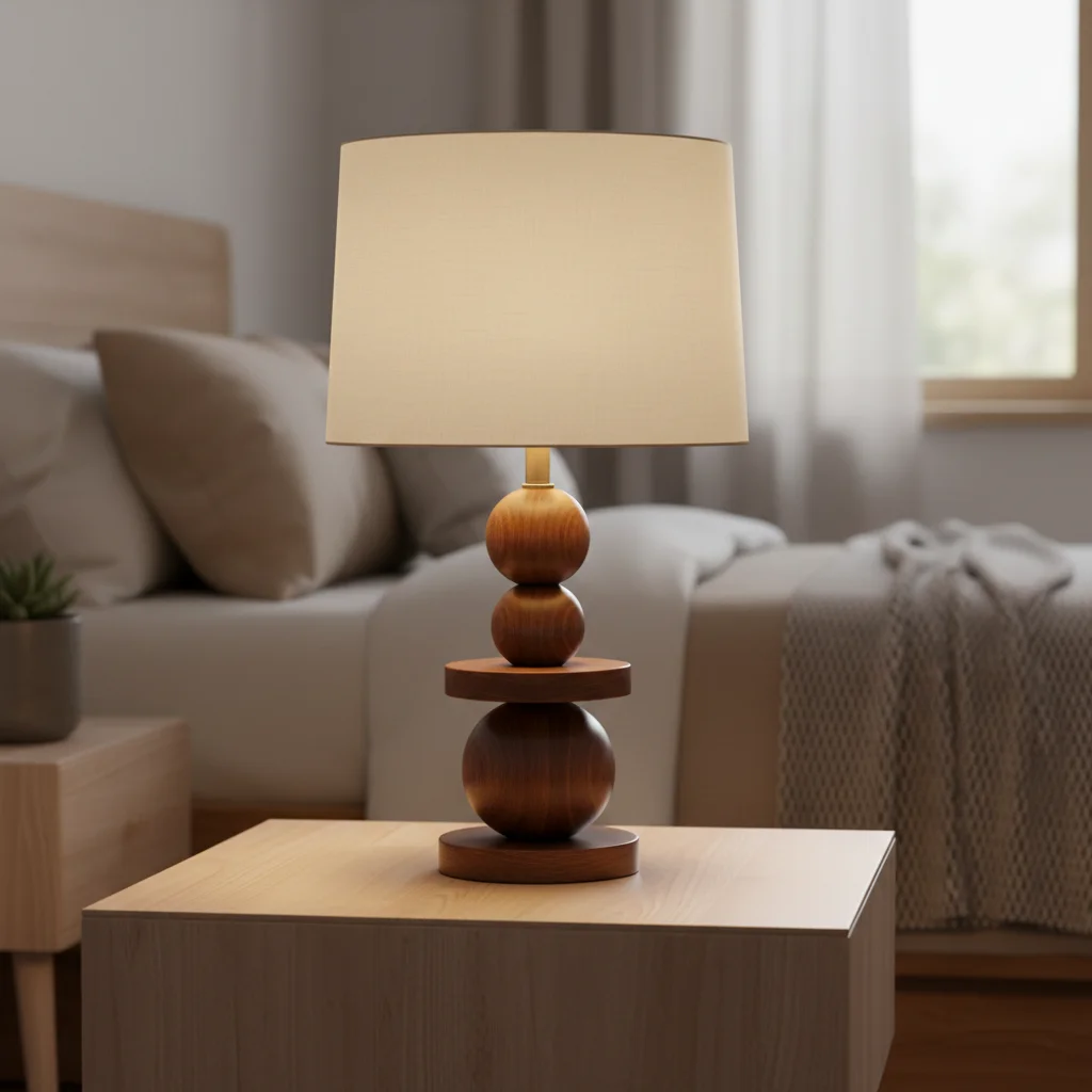 Wooden Lamp for Resorts and Home Decor