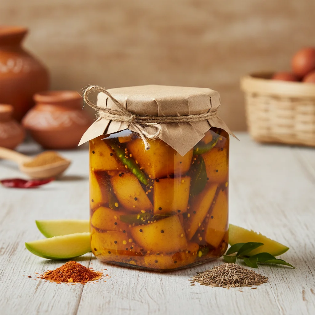 Homemade Mango Pickle