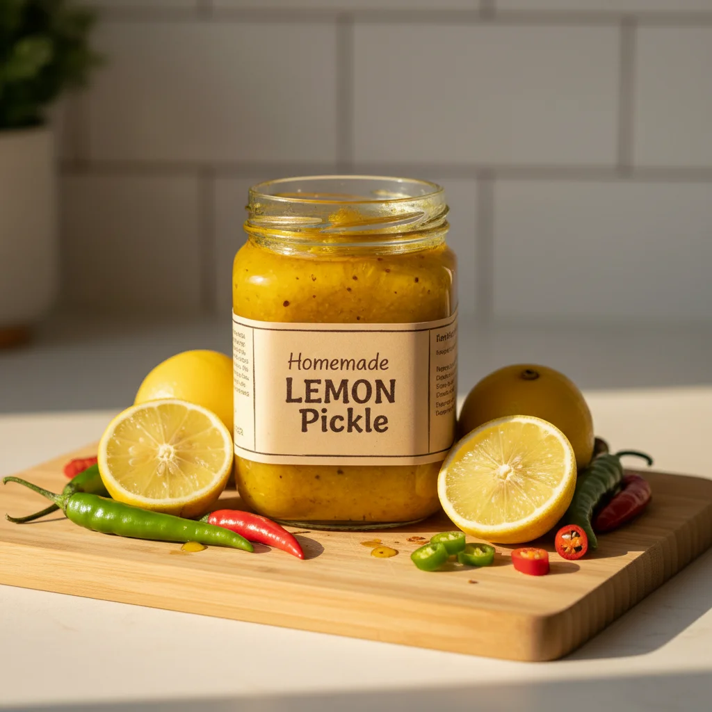 Homemade Lemon Pickle