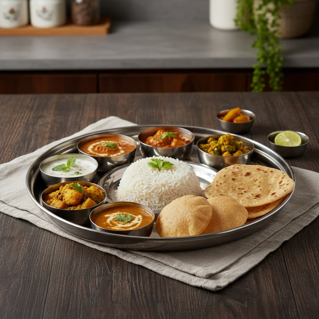 aur kai tarah ki thali