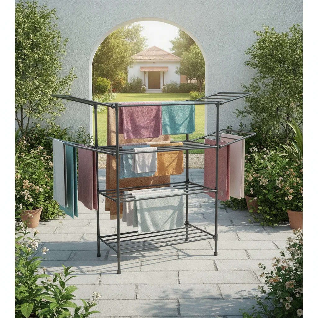 Iron Clothes Drying Stand