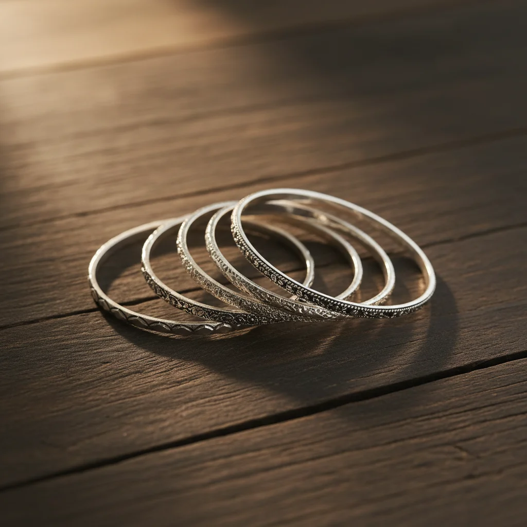 Silver Bangles