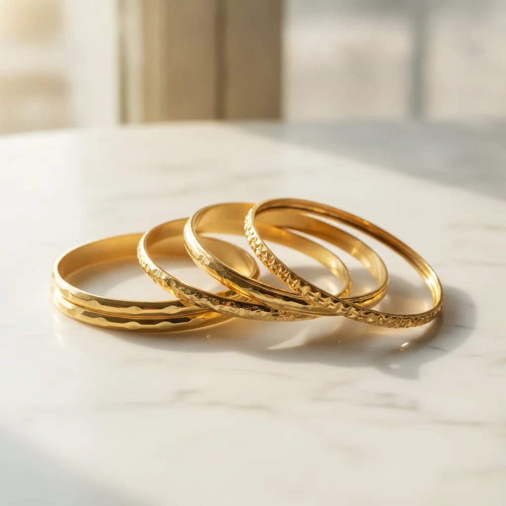 Gold Plated Bangles