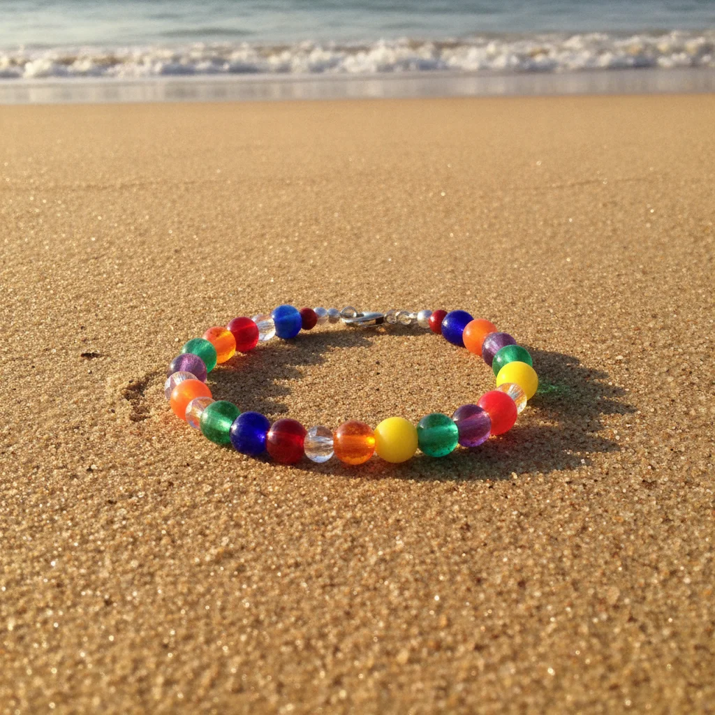 Multicolor Beaded Anklet